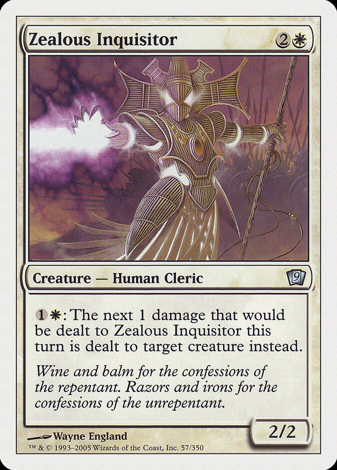 Zealous Inquisitor (57) - Ninth Edition (9ED)