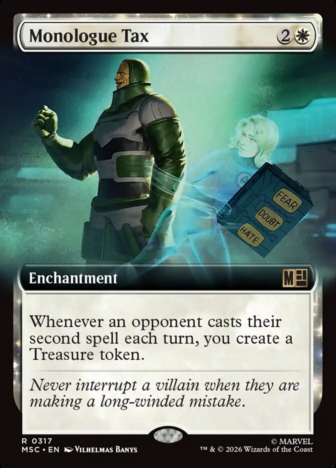 Monologue Tax (317) - Marvel Super Heroes Commander (MSC)