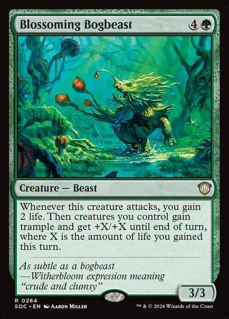 Blossoming Bogbeast (264) - Secrets of Strixhaven Commander (SOC)