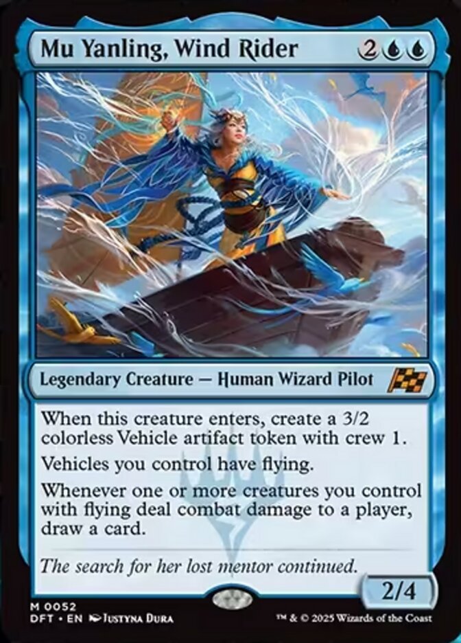 Mu Yanling, Wind Rider - [Foil] Aetherdrift (DFT)