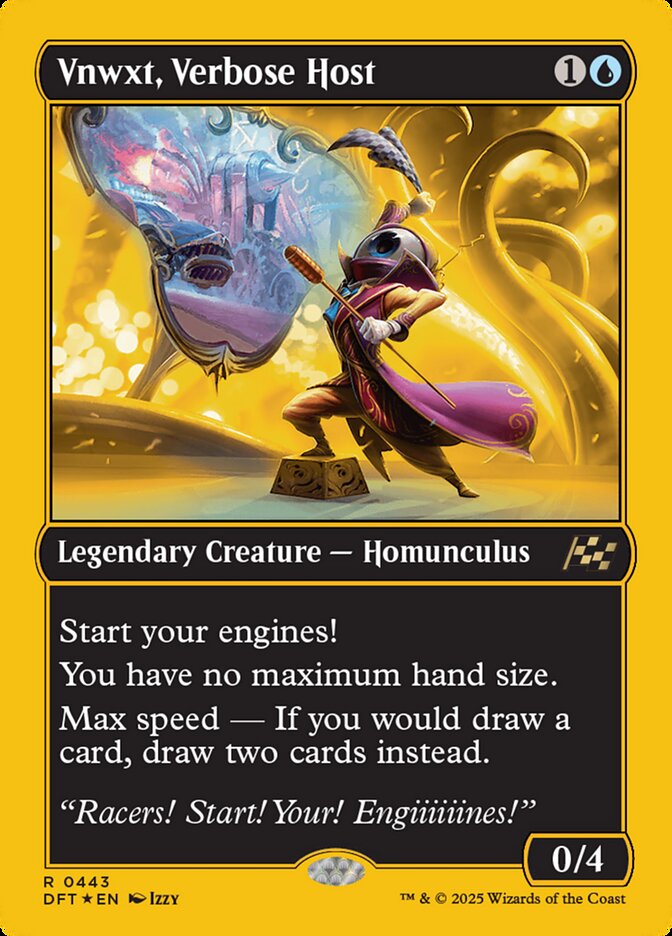 Vnwxt, Verbose Host - [First Place Foil] Aetherdrift (DFT)