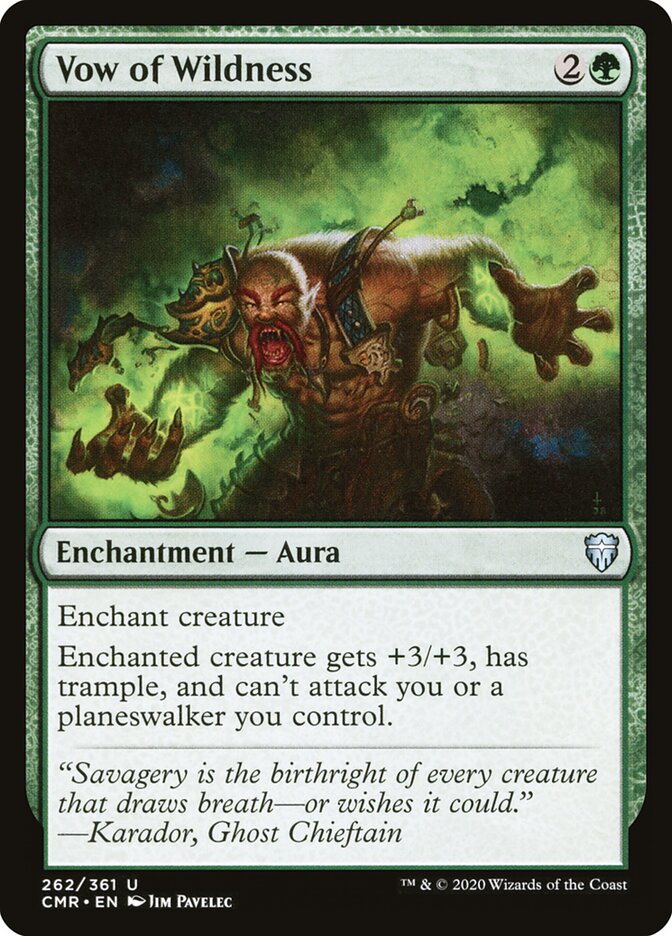 Vow of Wildness (262) - Commander Legends (CMR)