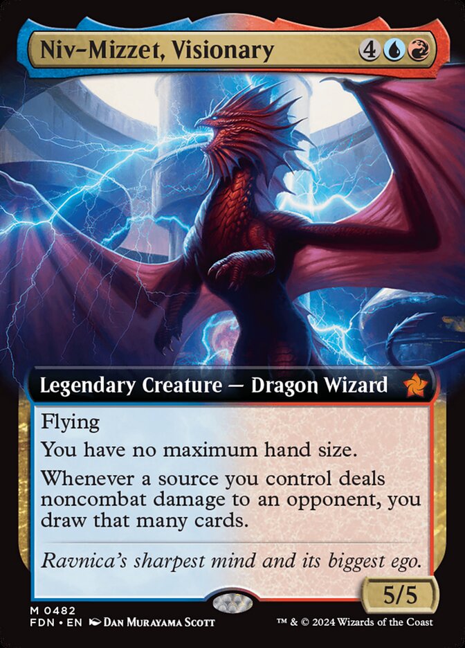 Niv-Mizzet, Visionary - [Extended Art] Foundations (FDN)