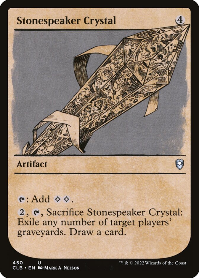 Stonespeaker Crystal (450) - Commander Legends: Battle for Baldur's Gate (CLB)