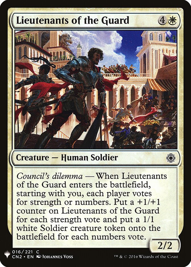 Lieutenants of the Guard (CN2-16) - The List (PLST)
