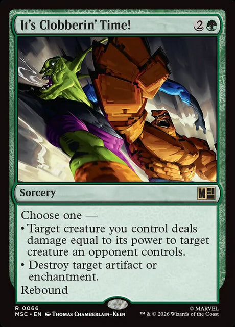 It's Clobberin' Time! (66) - Marvel Super Heroes Commander (MSC)