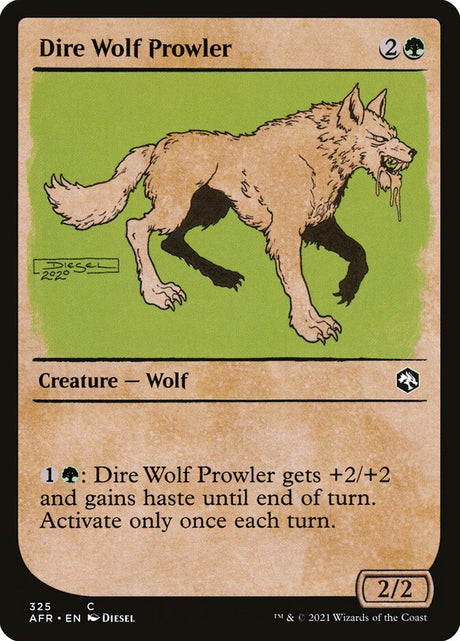 Dire Wolf Prowler (325) - Adventures in the Forgotten Realms (AFR)