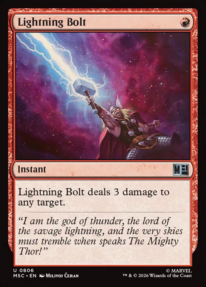 Lightning Bolt (806) - Marvel Super Heroes Commander (MSC)