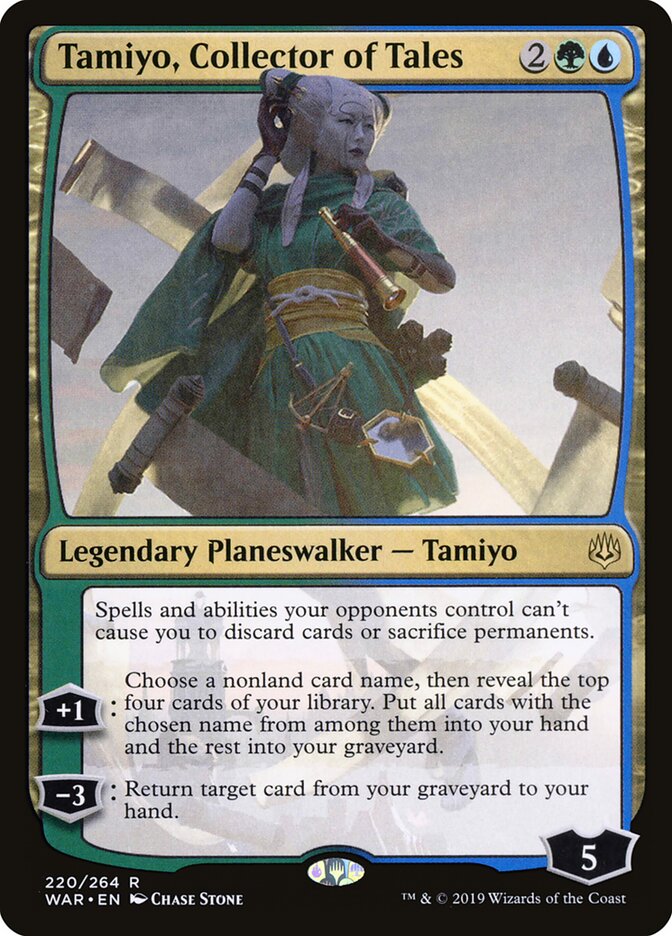 Tamiyo, Collector of Tales (220) - War of the Spark (WAR)