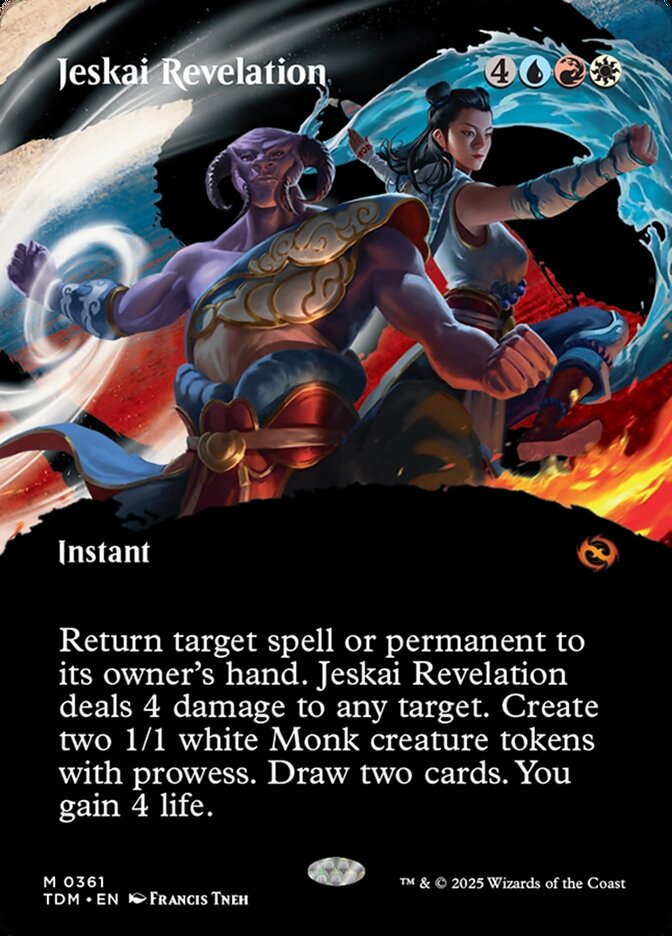 Jeskai Revelation (361) - [Showcase] Tarkir: Dragonstorm (TDM)