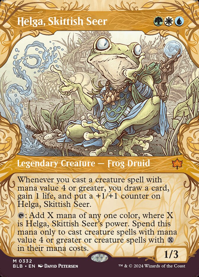 Helga, Skittish Seer (332) - Bloomburrow (BLB)