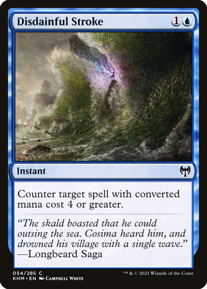 Disdainful Stroke (54) - Kaldheim (KHM)