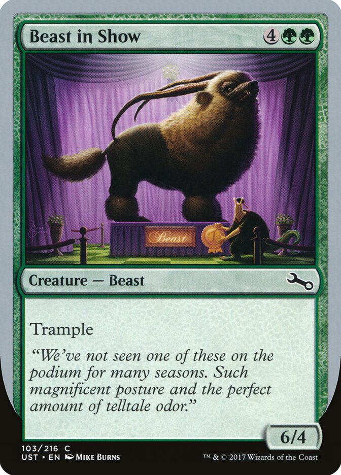 Beast in Show (103b) - Unstable (UST)