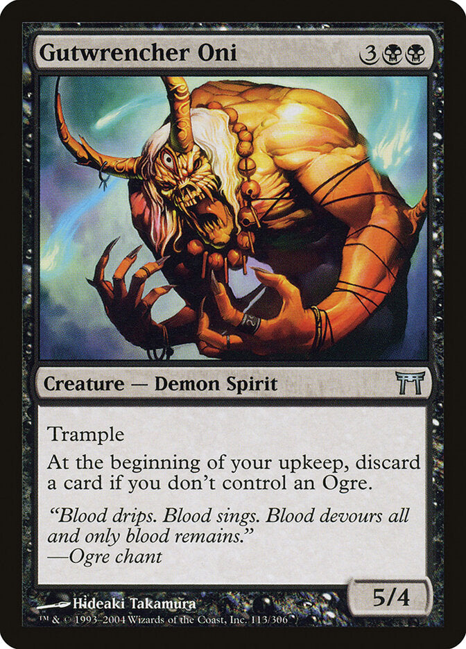 Gutwrencher Oni (113) - Champions of Kamigawa (CHK)