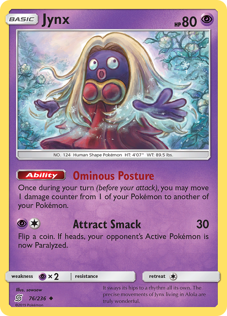 Jynx (76/236) - [Reverse Holo] Unified Minds (UNM)