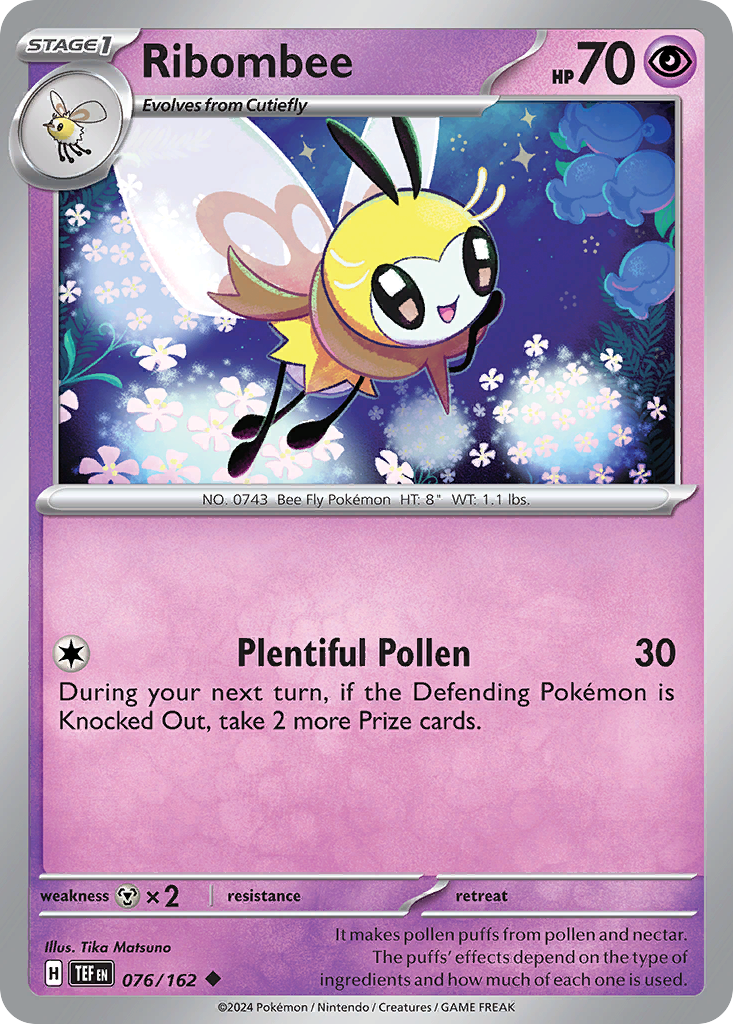 Ribombee (76/162) - Temporal Forces (TEF)