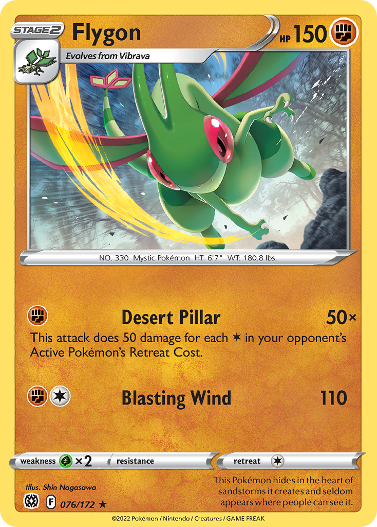 Flygon (76/172) - Brilliant Stars (BRS)