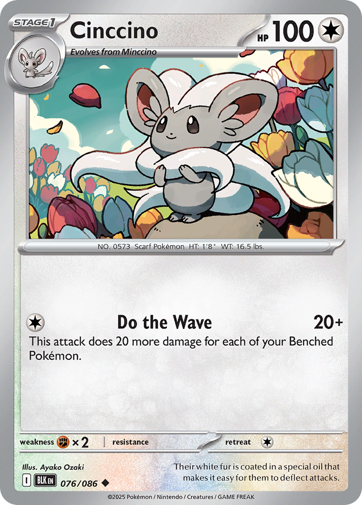 Cinccino (76/86) - Black Bolt (BLK)