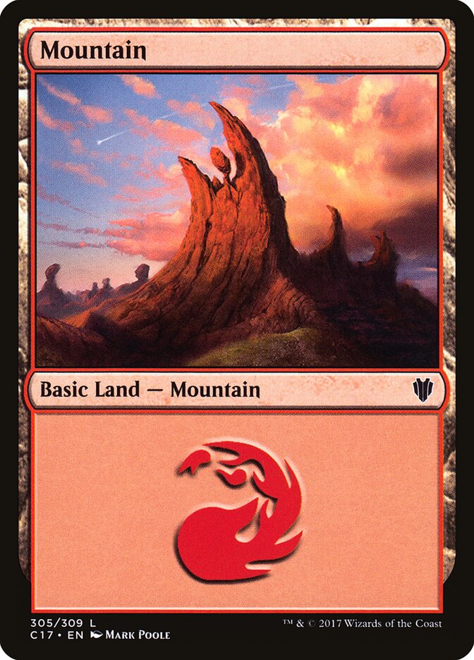Mountain (305) - Commander 2017 (C17)