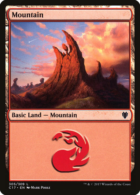 Mountain (305) - Commander 2017 (C17)