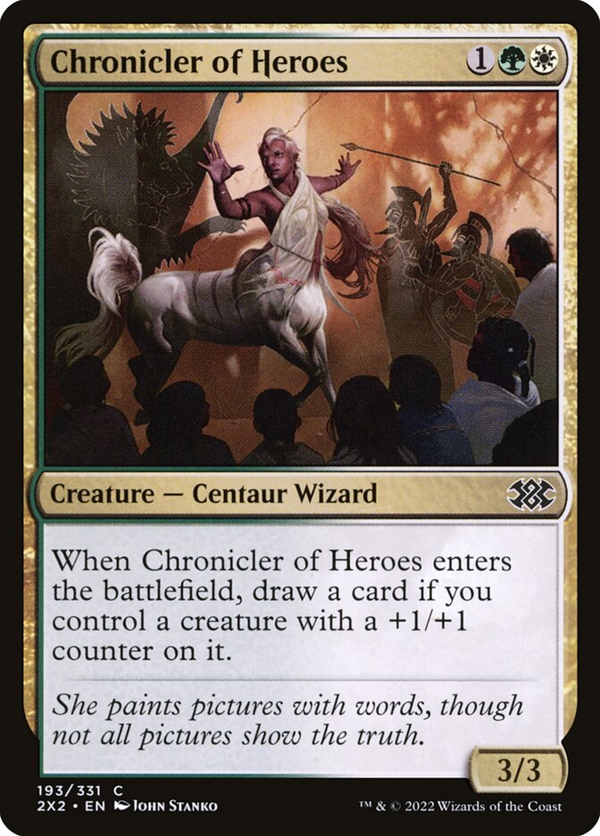 Chronicler of Heroes (193) - Double Masters 2022 (2X2)