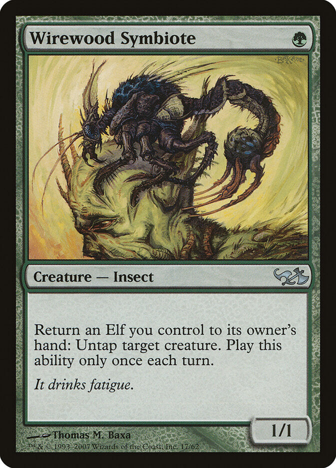 Wirewood Symbiote (17) - Duel Decks: Elves vs. Goblins (DD1)