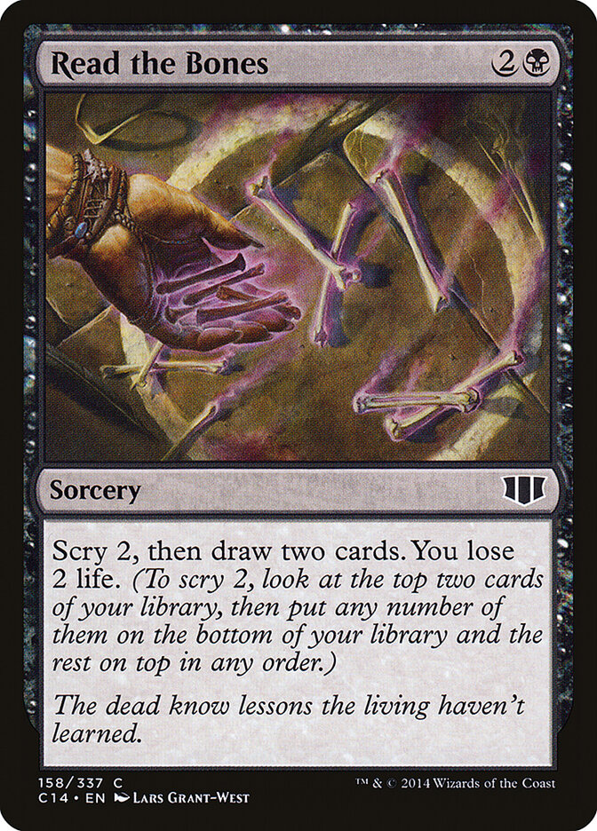 Read the Bones (158) - Commander 2014 (C14)