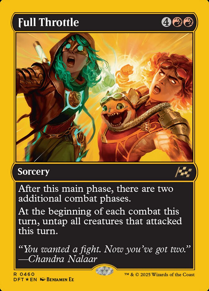 Full Throttle - [First Place Foil] Aetherdrift (DFT)