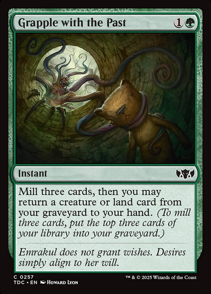 Grapple with the Past (257) - Tarkir: Dragonstorm Commander (TDC)