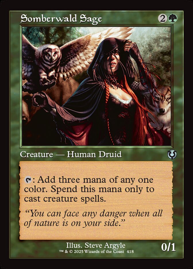 Somberwald Sage - [Foil, Retro Frame] Innistrad Remastered (INR)