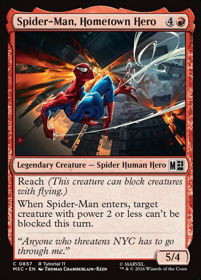 Spider-Man, Hometown Hero (857) - Marvel Super Heroes Commander (MSC)
