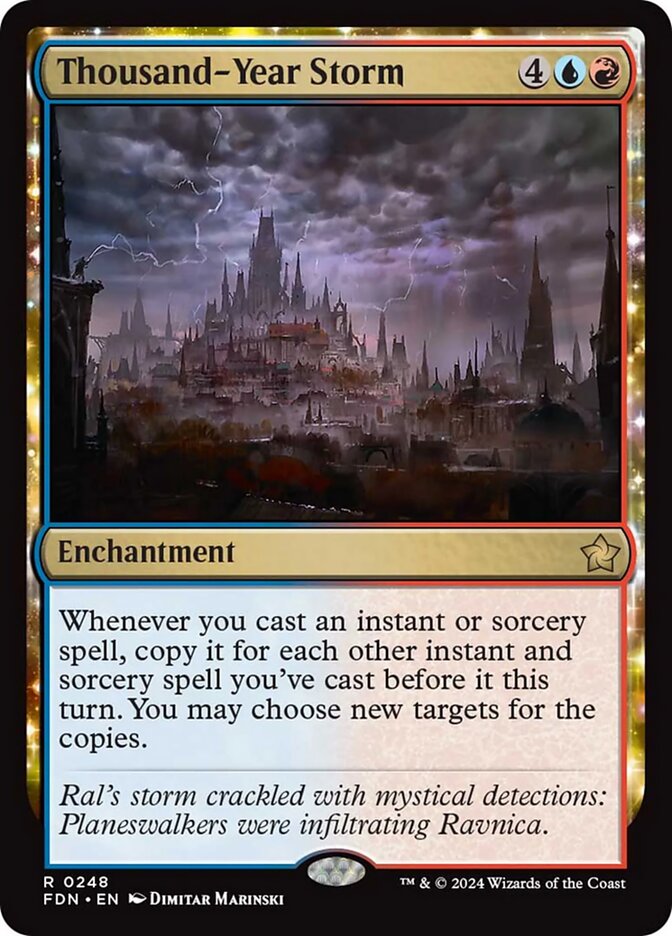 Thousand-Year Storm - [Foil] Foundations (FDN)