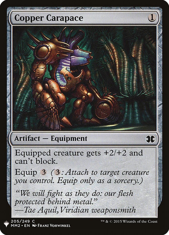 Copper Carapace - The List (PLST)