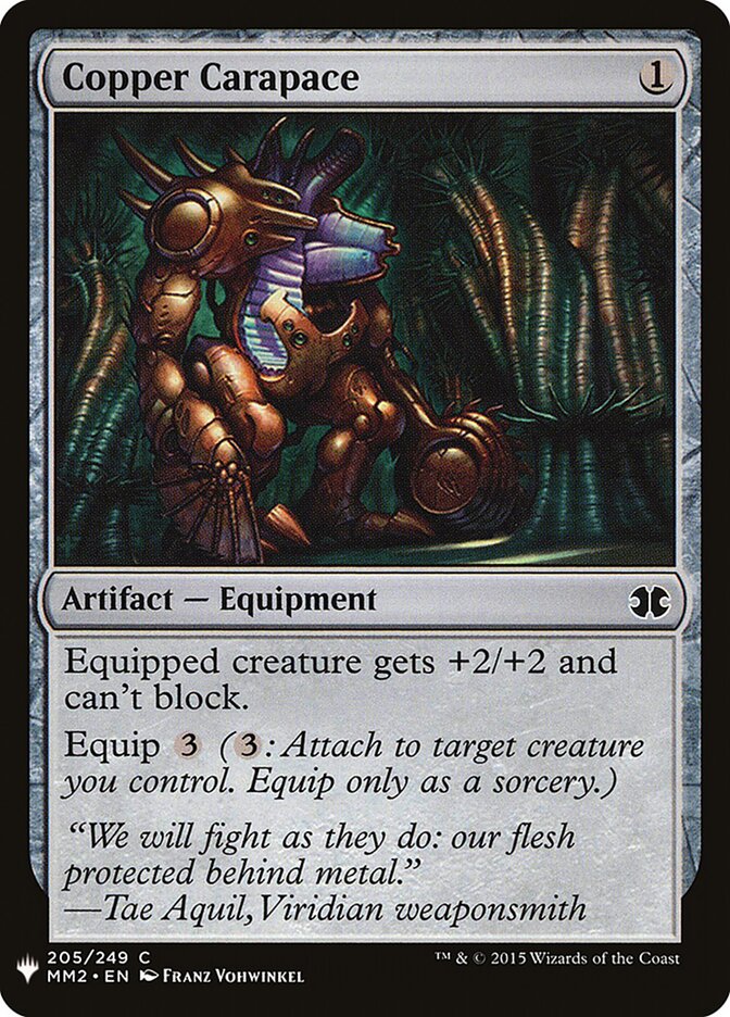 Copper Carapace (MM2-205) - The List (PLST)