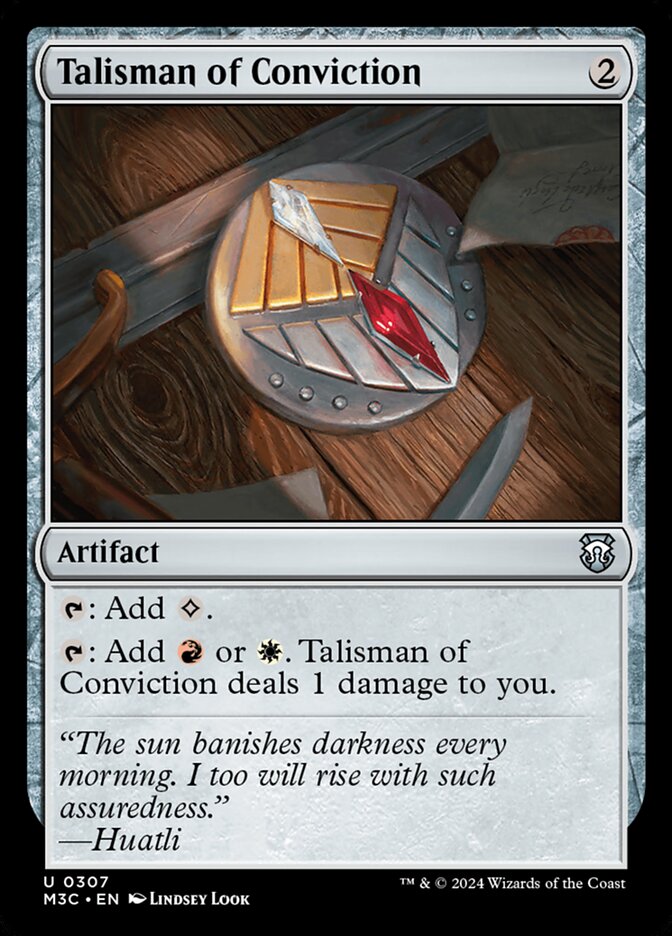 Talisman of Conviction (307) - Modern Horizons 3 Commander (M3C)