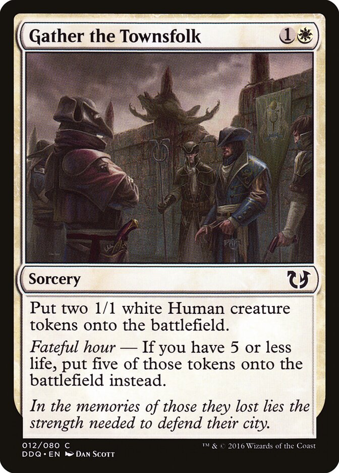 Gather the Townsfolk (12) - Duel Decks: Blessed vs. Cursed (DDQ)