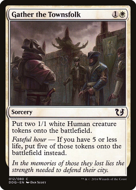 Gather the Townsfolk (12) - Duel Decks: Blessed vs. Cursed (DDQ)