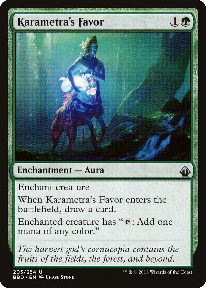 Karametra's Favor (203) - Battlebond (BBD)