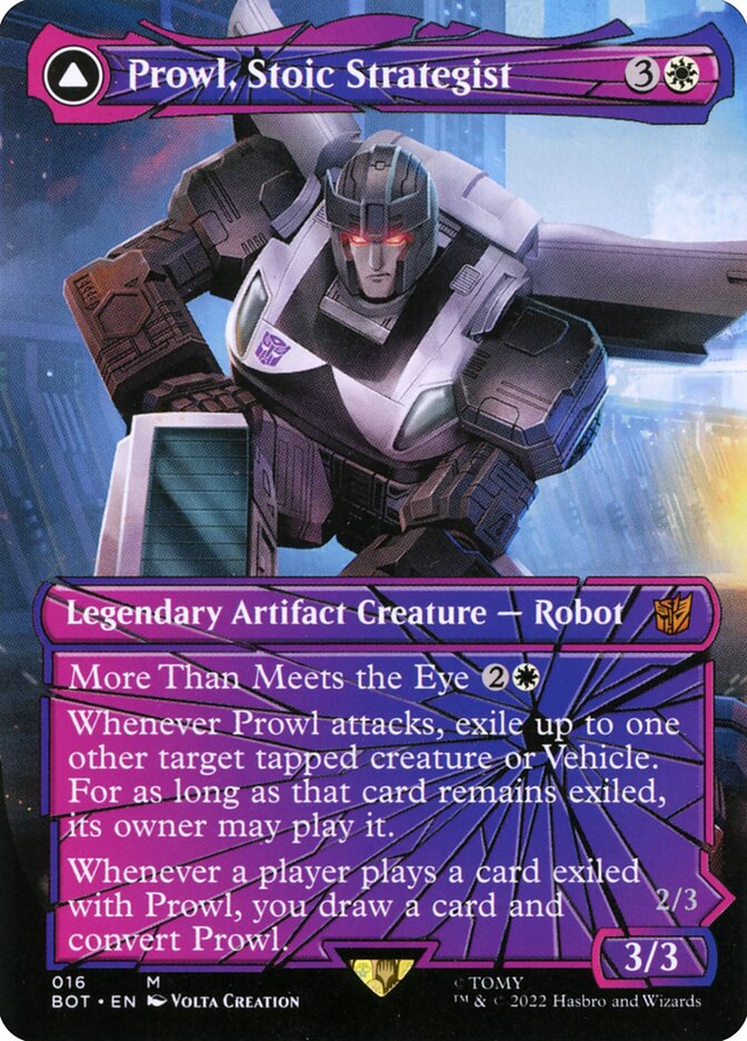 Prowl, Stoic Strategist // Prowl, Pursuit Vehicle (16) - Transformers (BOT)