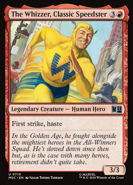 The Whizzer, Classic Speedster (710) - Marvel Super Heroes Commander (MSC)