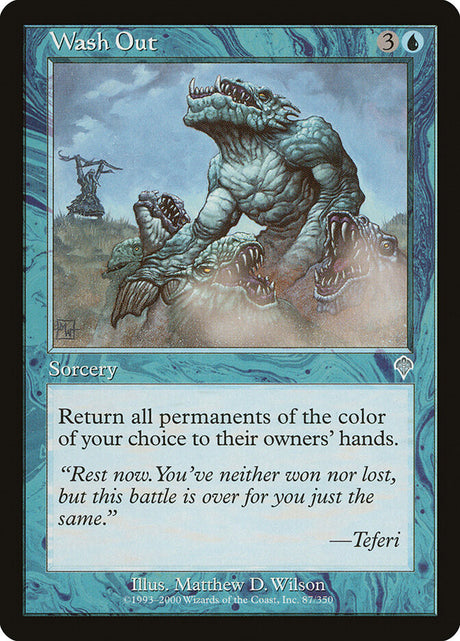 Wash Out (87) - Invasion (INV)
