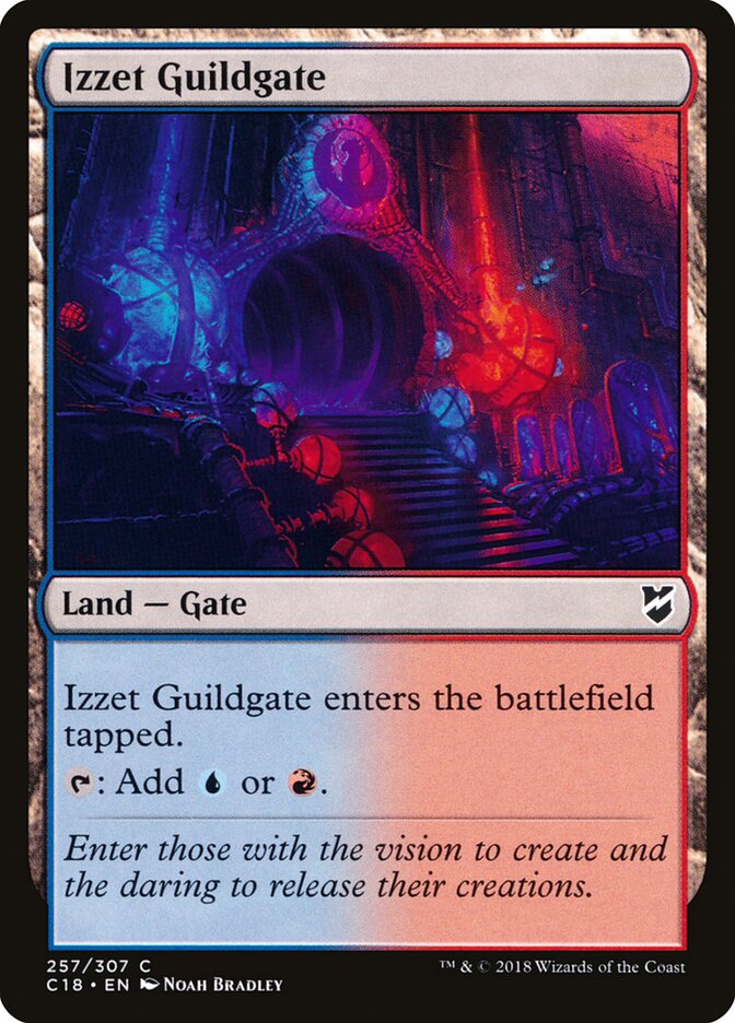 Izzet Guildgate (257) - Commander 2018 (C18)