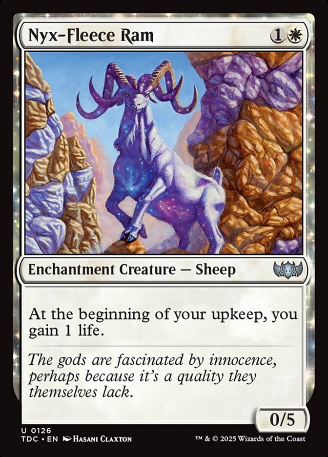 Nyx-Fleece Ram - Tarkir: Dragonstorm Commander (TDC)