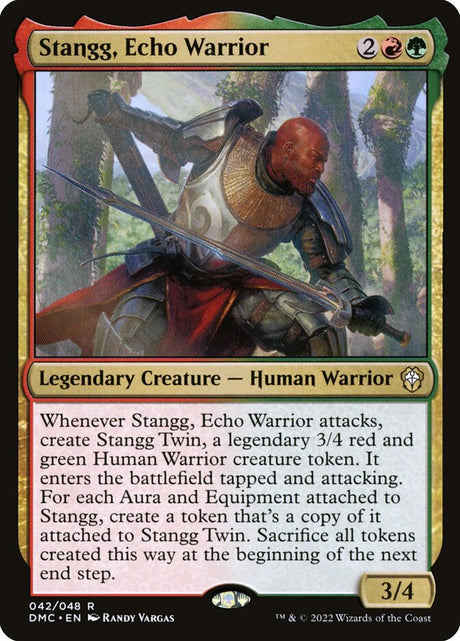 Stangg, Echo Warrior (42) - Dominaria United Commander (DMC)