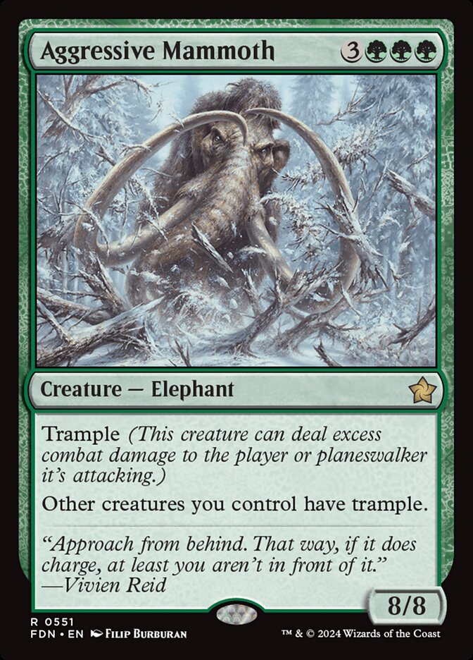 Aggressive Mammoth (551) - Foundations (FDN)