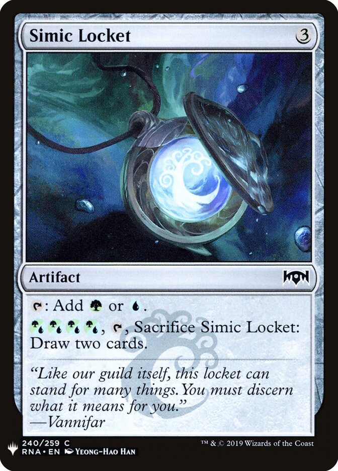 Simic Locket (RNA-240) - The List (PLST)