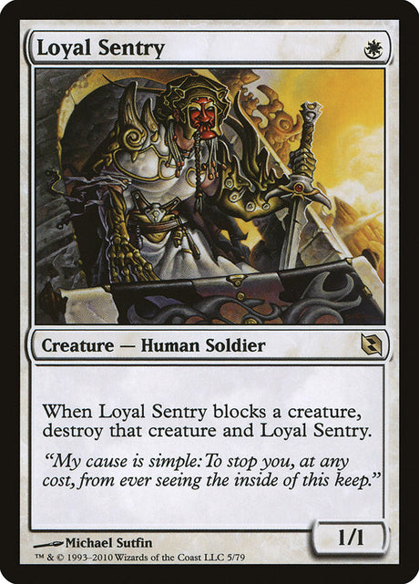 Loyal Sentry (5) - Duel Decks: Elspeth vs. Tezzeret (DDF)