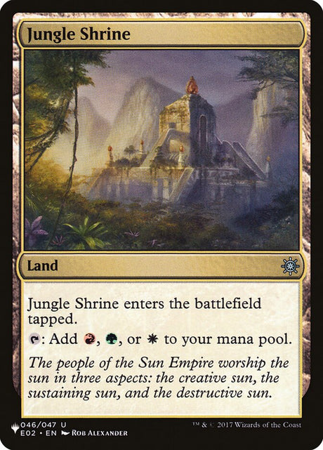 Jungle Shrine (E02-46) - The List (PLST)