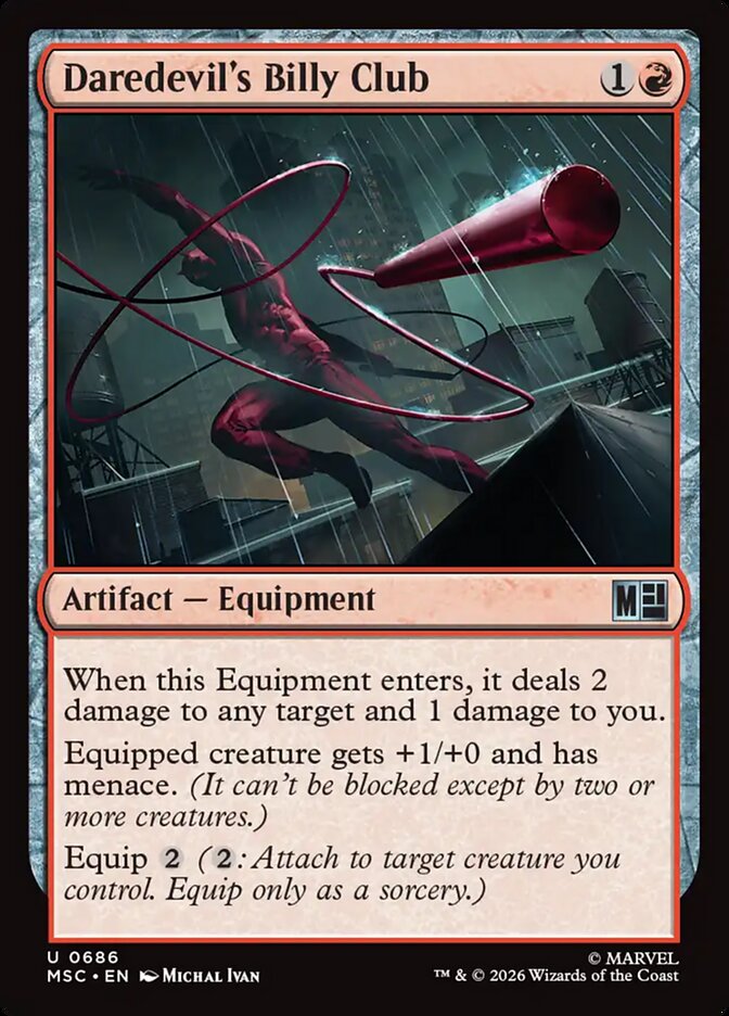 Daredevil's Billy Club (686) - Marvel Super Heroes Commander (MSC)