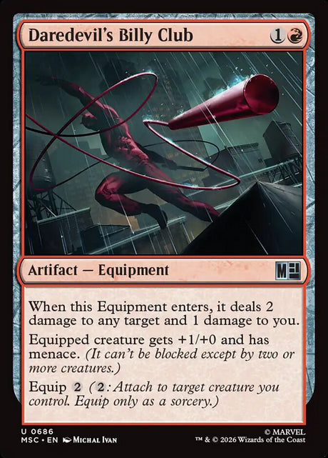 Daredevil's Billy Club (686) - Marvel Super Heroes Commander (MSC)